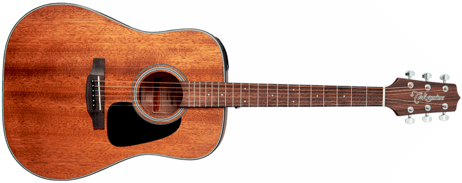 Takamine Gld11e Ns Dreadnought Tout Acajou Jat - Natural Satin - Guitare Acoustique - Main picture