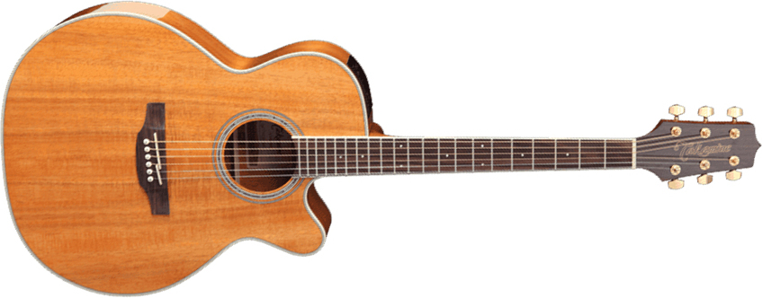 Takamine Gn77kce Nat Nex Cw Tout Koa Lau - Natural - Guitare Acoustique - Main picture