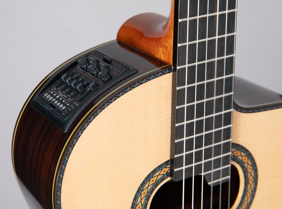 Takamine Dh90 Hirade Jap 4/4 Epicea Palissandre Eb - Natural - Guitare Classique Format 4/4 - Variation 2