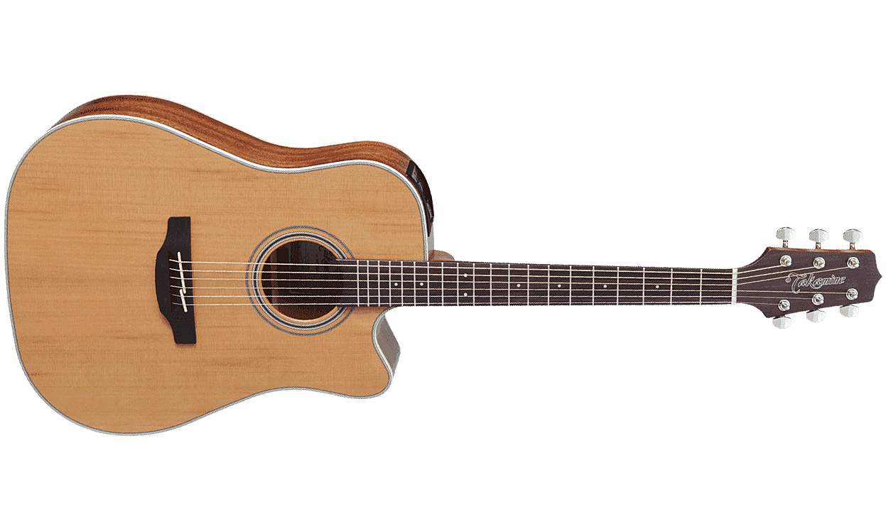 Takamine Gd20ce-ns Dreadnought Cw Cedre Acajou - Naturel Satin - Guitare Electro Acoustique - Variation 4