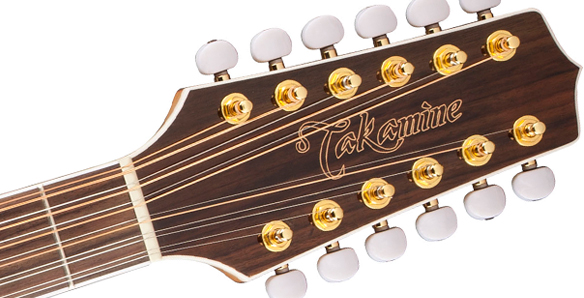 Takamine Gj72ce-12-nat Jumbo Cw 12-cordes Epicea Erable Rw - Natural Gloss - Guitare Electro Acoustique - Variation 3