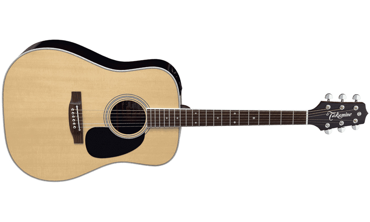 Takamine Glenn Frey Ef360gf Signature Japan Dreadnought Epicea Palissandre Ct4b Ii - Natural Gloss - Guitare Electro Acoustique - Variation 1