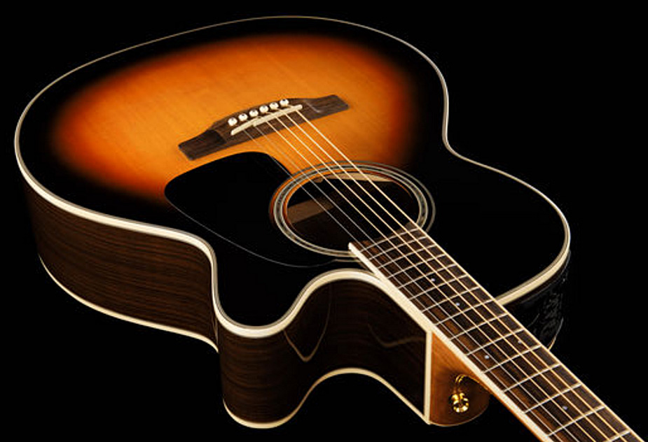 Takamine Gn51ce Bsb Nex Cw Epicea Palissandre Rw - Brown Sunburst - Guitare Electro Acoustique - Variation 4