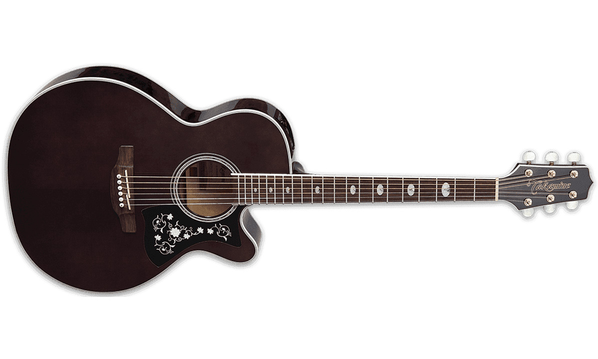 Takamine Gn75ce-tbk Nex Mini-jumbo Cw Epicea Erable - Transparent Black - Guitare Electro Acoustique - Variation 1