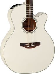 Guitare folk Takamine GN37CE-PW - pearl white