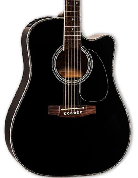 Guitare folk Takamine EF341DX Japan - black