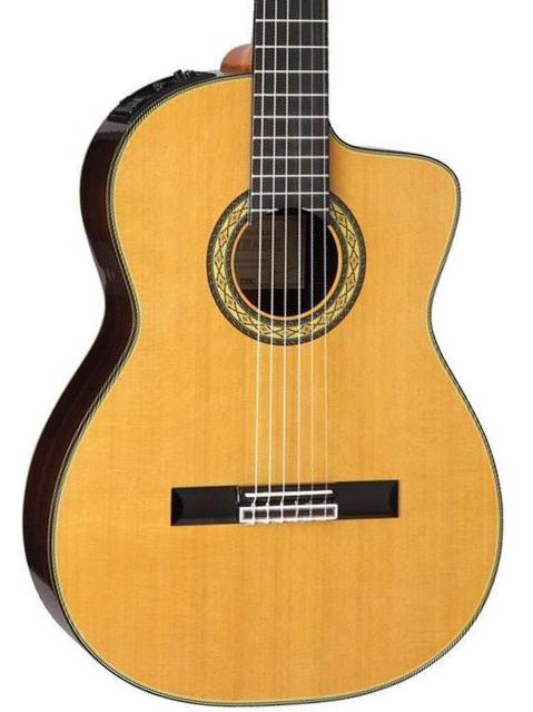 Guitare classique format 4/4 Takamine HE5C Hirade Japan - natural