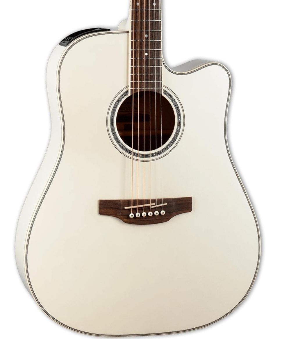 Guitare folk Takamine GD37CE - pearl white