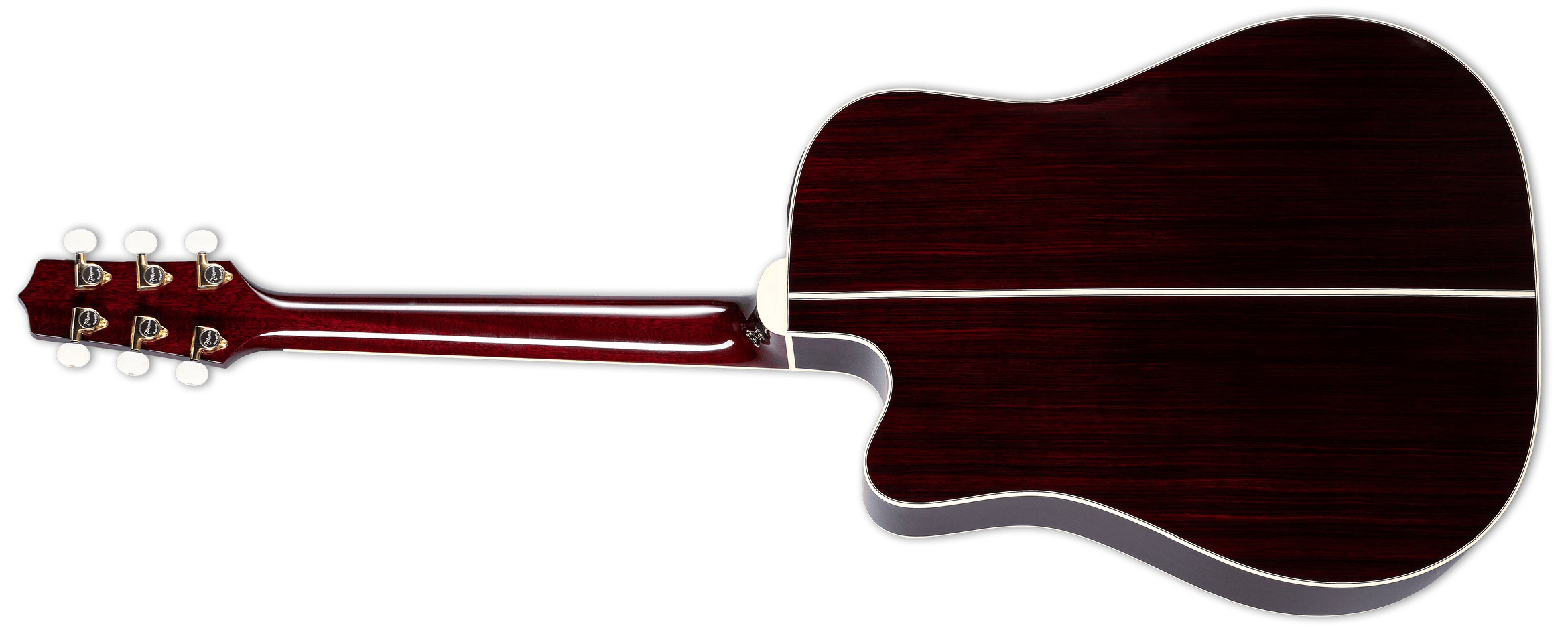 Takamine John Jorgenson Jj325src Jap Signature Epicea Ovangkol Rw - Gloss Red Stain - Guitare Folk - Variation 1