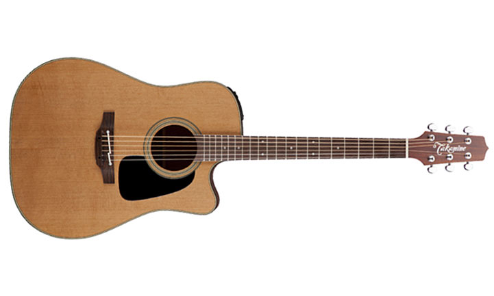 Takamine P1dc Pro Series Japan Dreadnought Cw Cedre Sapele - Natural Gloss - Guitare Electro Acoustique - Variation 1