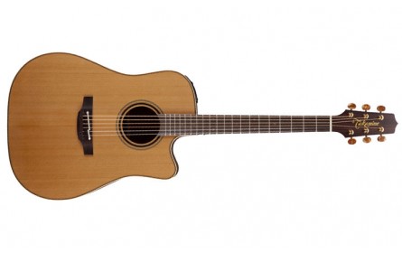 Takamine P3dc Pro Japan Dreadnought Cw Cedre Sapele - Naturel Satin - Guitare Electro Acoustique - Variation 1