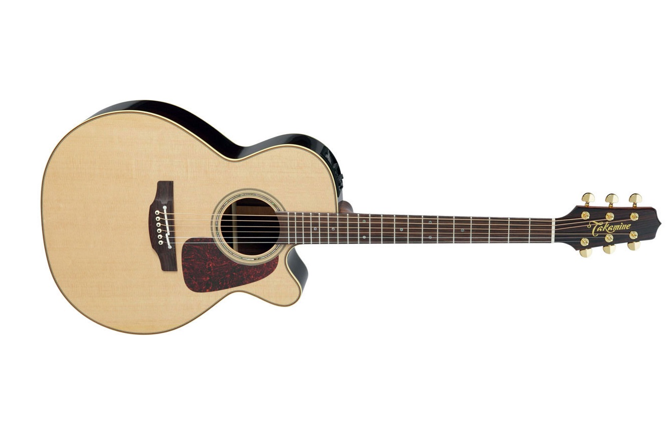 Takamine P5nc Pro Japan Nex Mini Jumbo Cw Epicea Palissandre Ctp3 - Natural Gloss - Guitare Electro Acoustique - Variation 1