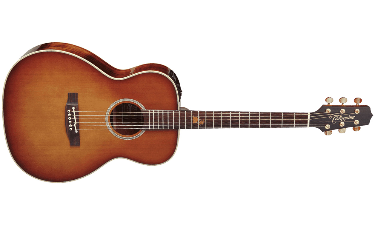 Takamine Tf77-pt Legacy Japan Orchestra Model Cedre Koa Ctp-3 - Sunsetburst - Guitare Electro Acoustique - Variation 7