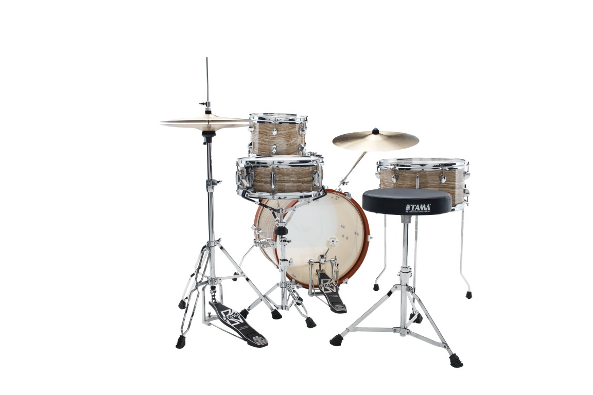 Tama Club-jam - 4 FÛts - Cream Marble Wrap - Batterie Acoustique Jazz - Variation 5