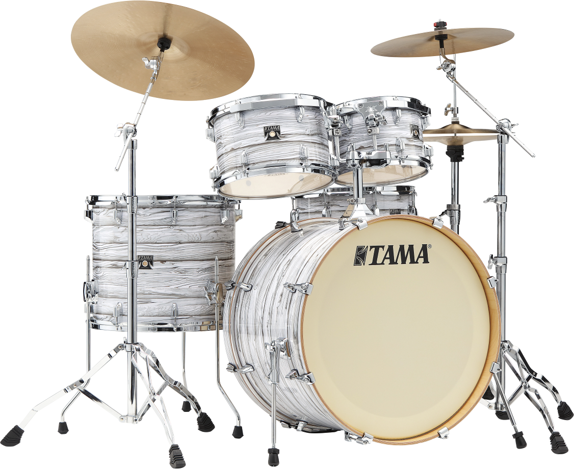 Tama Ck52krs-ica Superstar Ck Maple 22 - Ice Ash Wrap - Batterie Acoustique Standard - Main picture