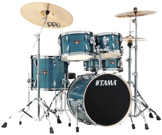 Tama Imperialstar 18'' - 5 FÛts - Hairline Blue - Batterie Acoustique Jazz - Main picture