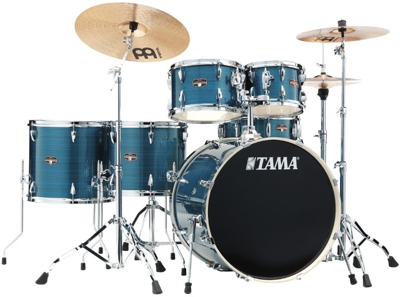 Tama Imperialstar 22'' - 6 FÛts Et + - Hairline Blue - Batterie Acoustique Rock - Main picture