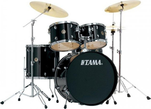 Tama Rm52nfh6bk  Rythm Mate Fusion 22 Noir  Sans Cymbales - 5 Futs - Noir - Batterie Acoustique Fusion - Main picture