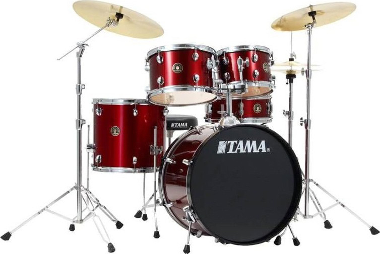 Tama Rm52nfh6wr  Rythm Mate Fusion 22 Sans Cymbales - 5 FÛts - Wine Red - Batterie Acoustique Fusion - Main picture