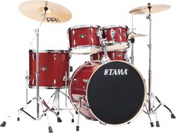 Batterie acoustique stage Tama Imperialstar 22'' - 5 fûts - Burn red mist