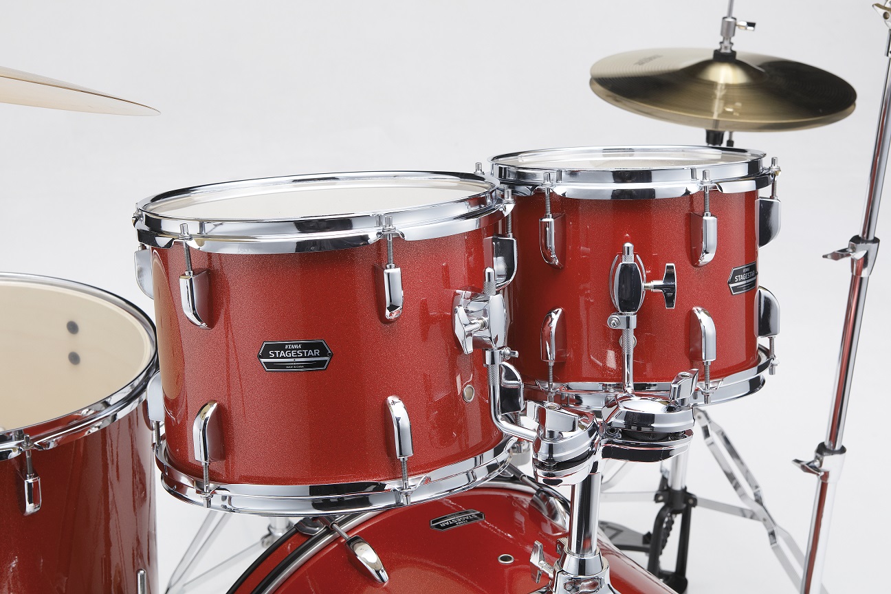 Tama Stagestar St50h5 20 Poplar Kit - Candy Red Sparkle - Batterie Acoustique Stage - Variation 1