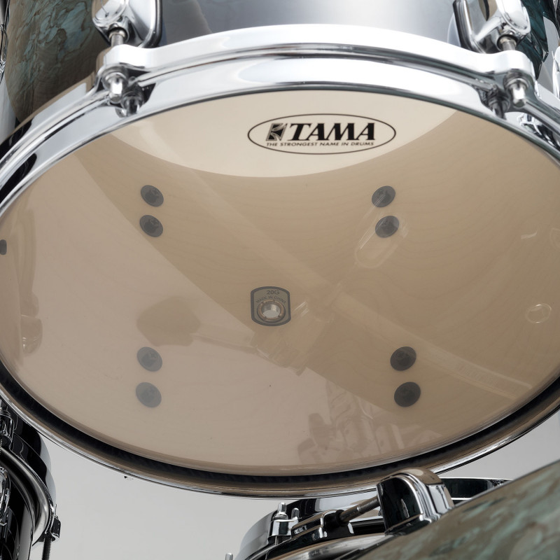 Tama Starclassic Performer 22 4 Futs - 4 FÛts - Molten Steel Blue Burst - Batterie Acoustique Rock - Variation 3