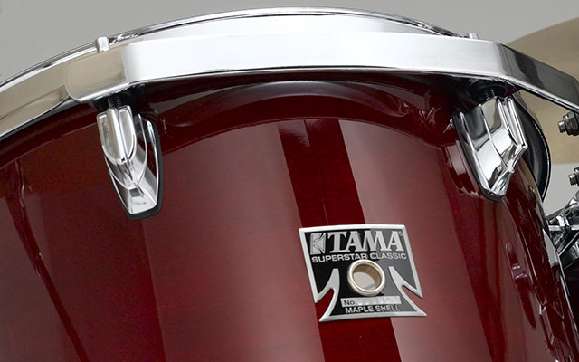 Tama Superstar Cl 5 Futs Shell Kit - 5 FÛts - Dark Red Sparkle - Batterie Acoustique Standard - Variation 3