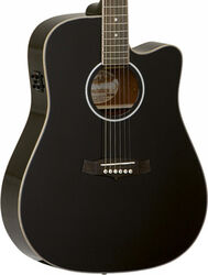 Guitare folk Tanglewood TW28 SLBK CE Evolution V - Black