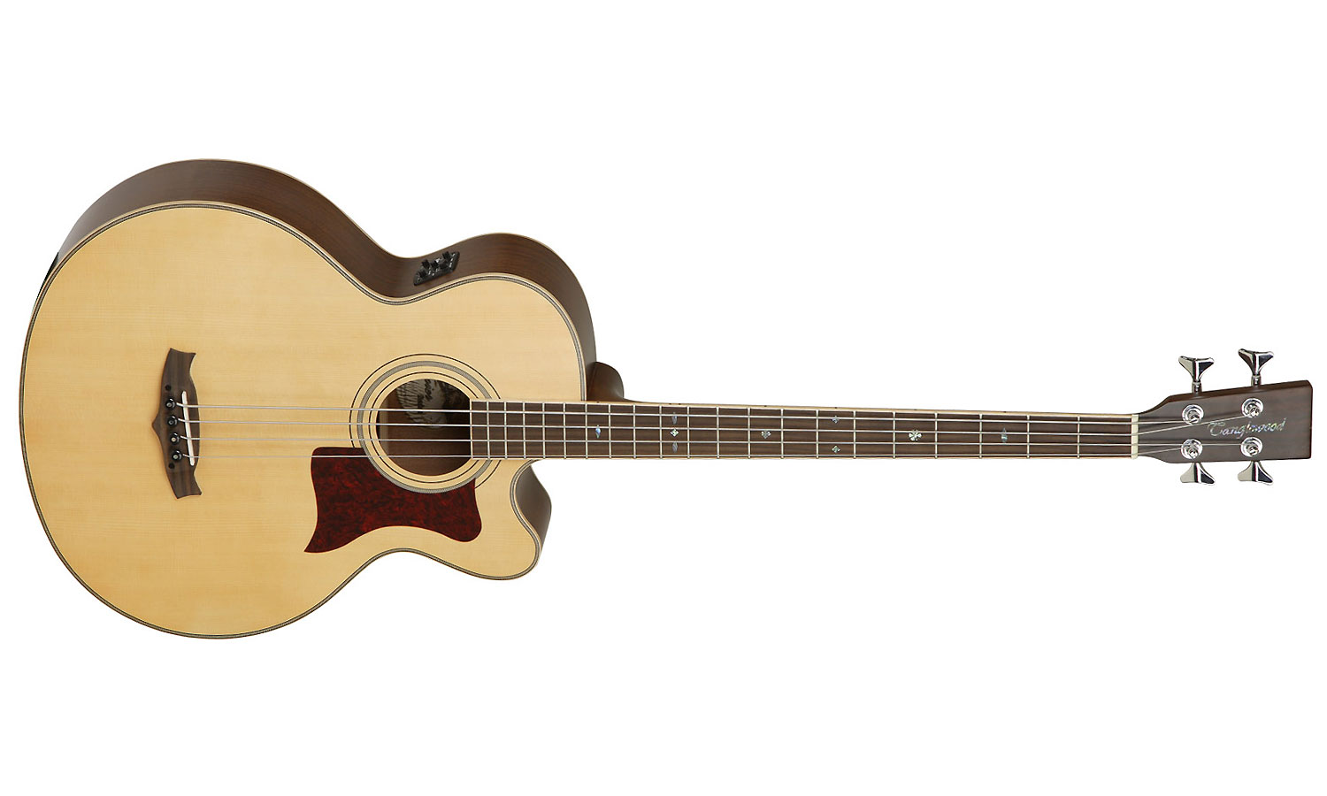 Tanglewood Tw155a Bass Premier Super Jumbo Cw - Natural Satin - Basse Acoustique - Variation 1