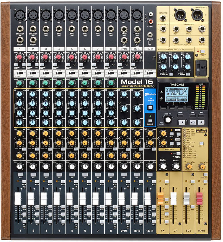 Tascam Model 16 - Table De Mixage Analogique - Main picture