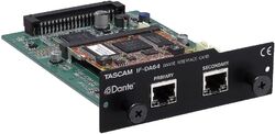 Enregistreur en rack Tascam IF-DA64 Carte DANTE pour DA-6400