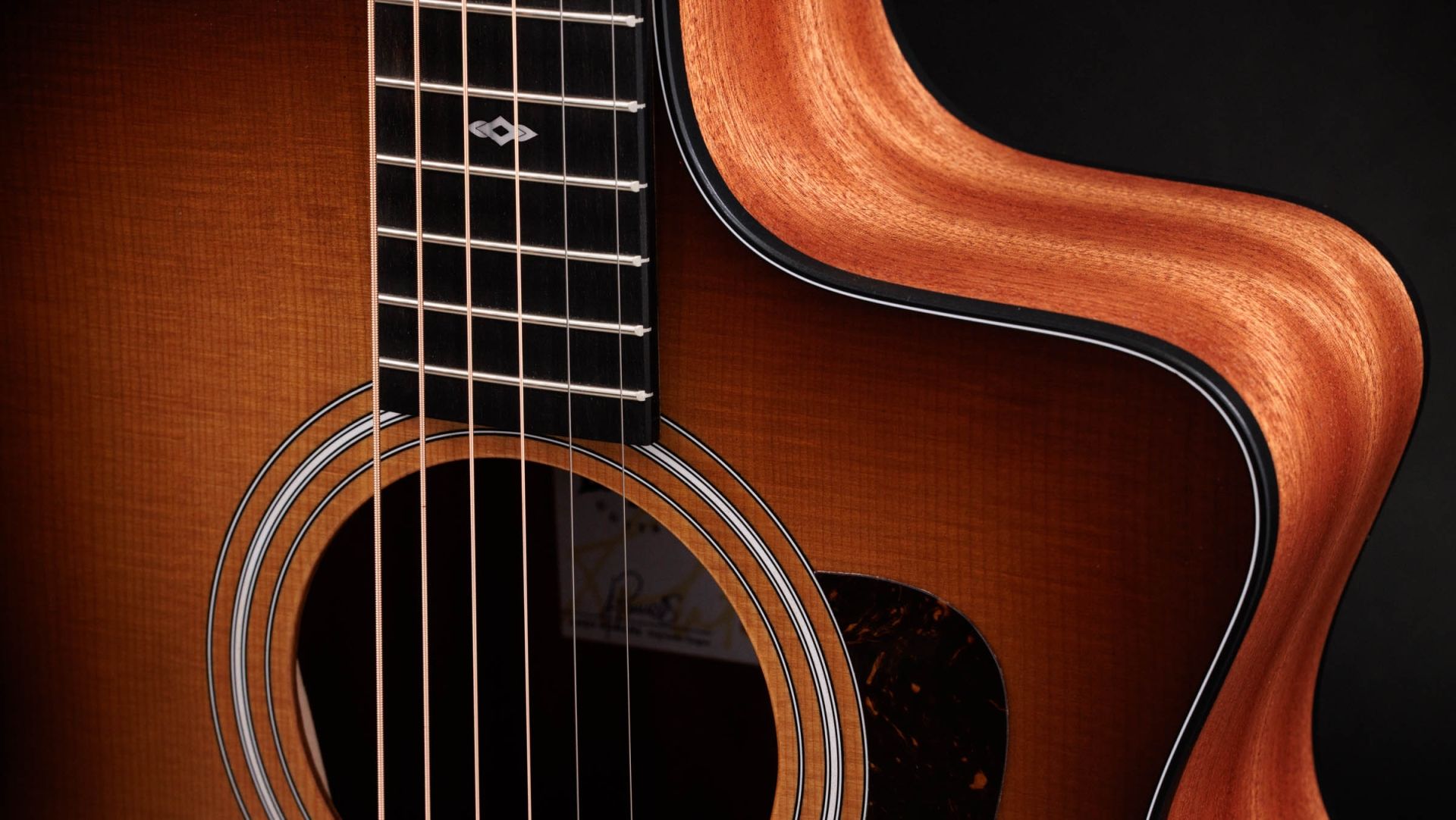 Taylor 114ce Seb Sunset Blvd Grand Auditorium Cw Epicea Sapele Eb Es2 - Shaded Edgeburst Top - Guitare Folk - Variation 2