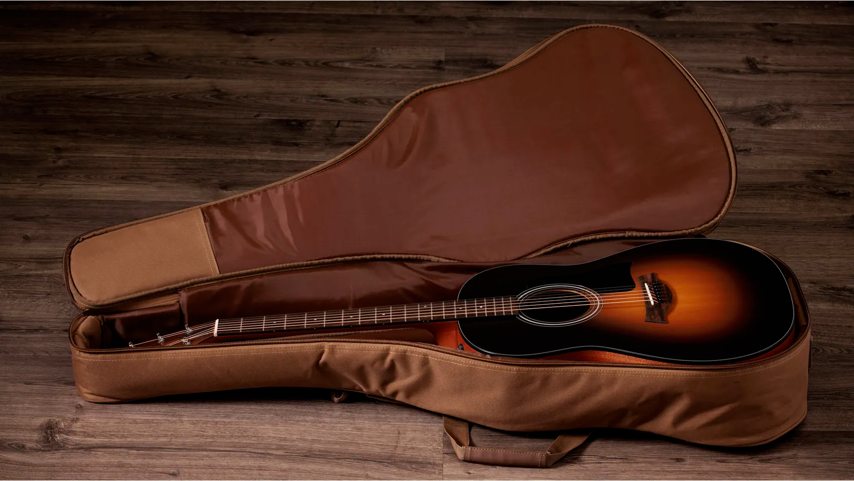 Taylor 117e Special Edition Grand Pacific Epicea Sapele Euc Es2 - Dark Tobacco Edgeburst Top - Guitare Folk - Variation 7