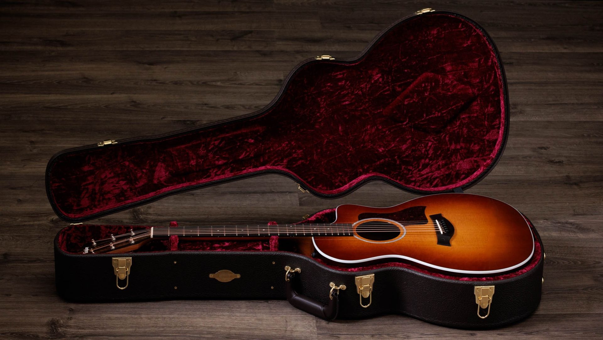 Taylor 214ce Plus Special Edition Grand Auditorium Cw Epicea African Ziricote Eb Es2 - Shaded Edge Burst - Guitare Folk - Variation 7