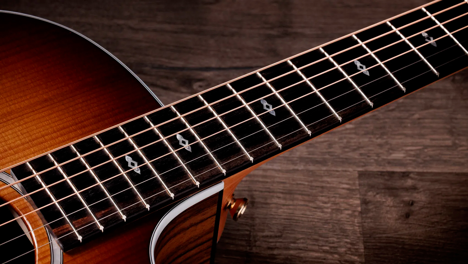 Taylor 214ce Sunset Blvd Mex Grand Auditorium Cw Epicea Noyer Eb Es2 - Shaded Edgeburst Top - Guitare Folk - Variation 4