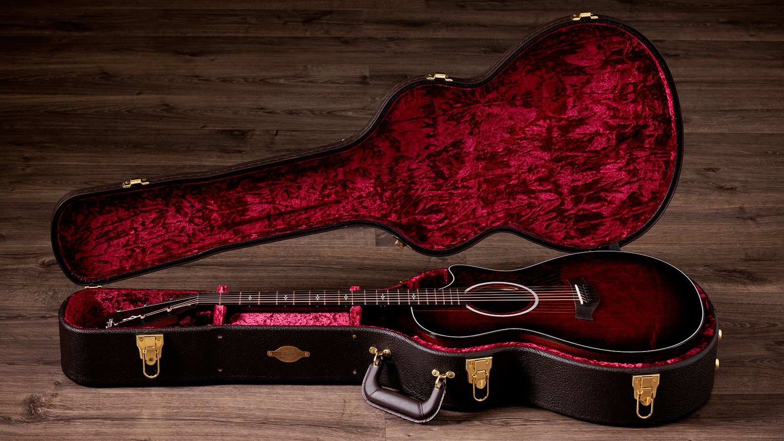 Taylor 322ce Next Gen. Grand Concert Cw Shsc Acajou Sapele Eb Claria - Medium Brown Stain - Guitare Folk - Variation 7