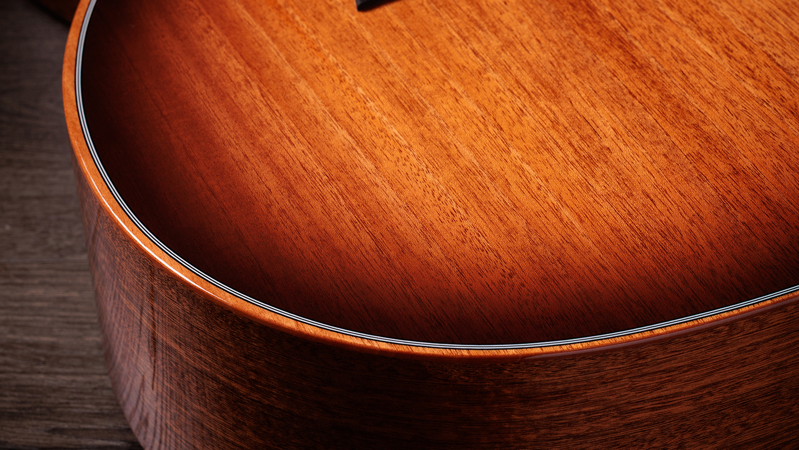 Taylor 324ce Studio Special Edition Next Gen. Grand Auditorium Cw Tout Acajou Eb Claria - Gloss Shaded Edgeburst Top - Guitare Folk - Variation 2