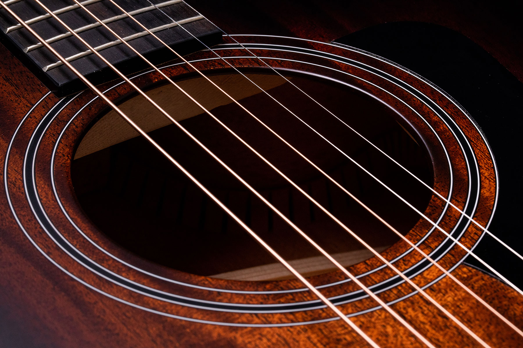 Taylor 324ce Tropical Mahogany Grand Auditorium Cw Tout Acajou Eb Es2 - Shaded Edgeburst Top - Guitare Electro Acoustique - Variation 4