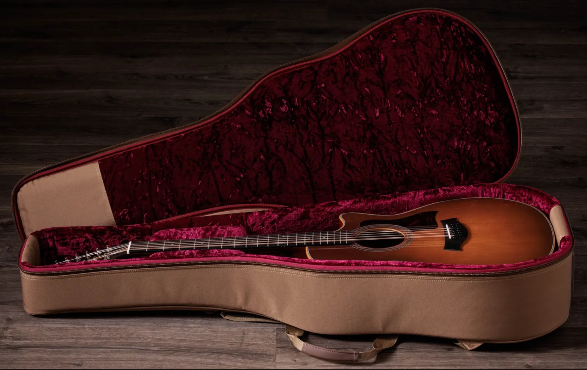 Taylor 354ce Studio Special Edition Grand Auditorium Cw 12c Epicea Sapele Eb Es2 - Honeyburst - Guitare Folk - Variation 7