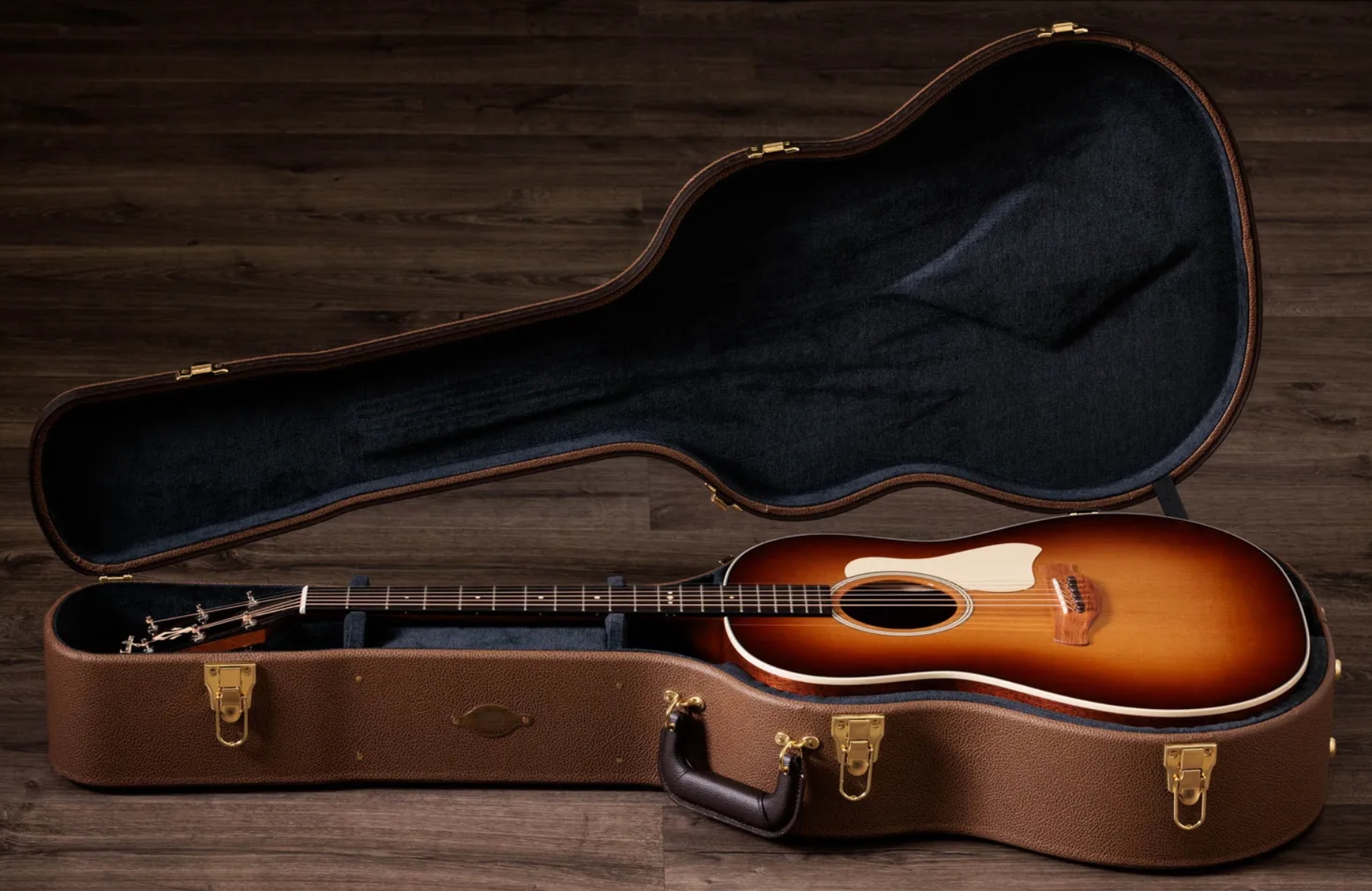 Taylor 517e Sb Gold Label Grand Pacific Epicea Acajou Eb - Sunburst W/ Cream Pickguard - Guitare Folk - Variation 10