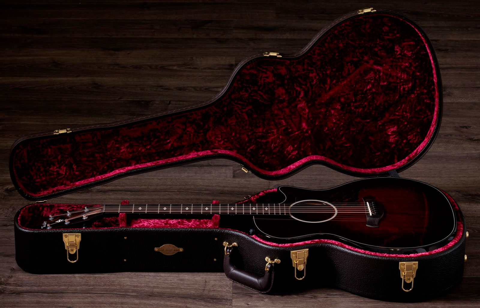 Taylor 524ce Builder's Edition Grand Auditorium Cw Acajou Frene Eb Es2 - Kona Burst - Guitare Folk - Variation 9