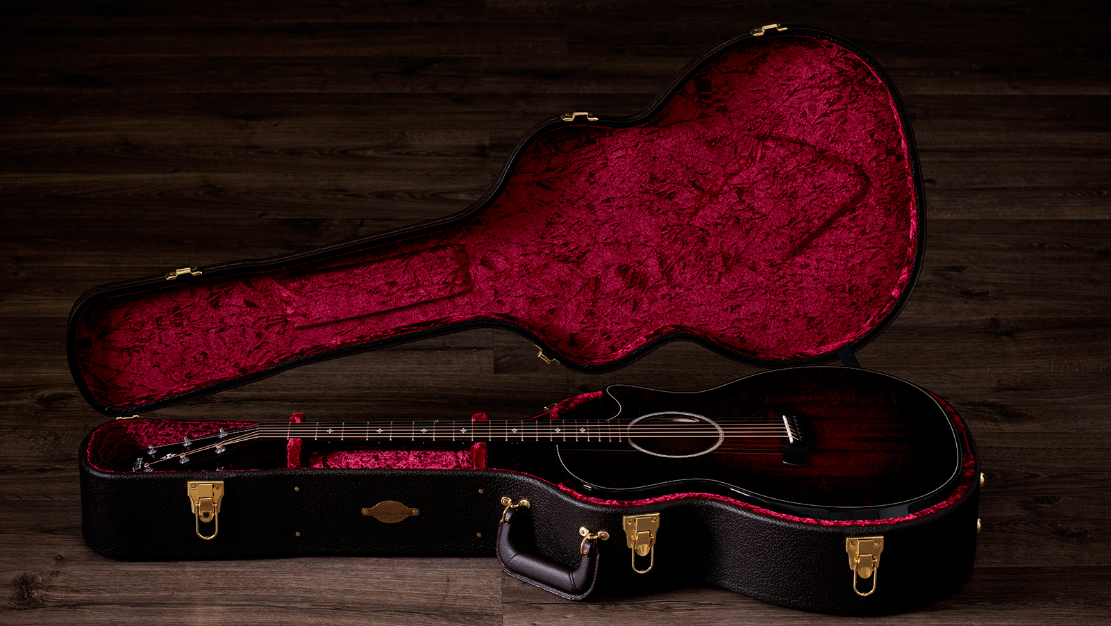 Taylor 524ce Builders Edition Next Gen. Grand Auditorium Cw Acajou Frene Eb Claria - Kona Burst - Guitare Folk - Variation 8