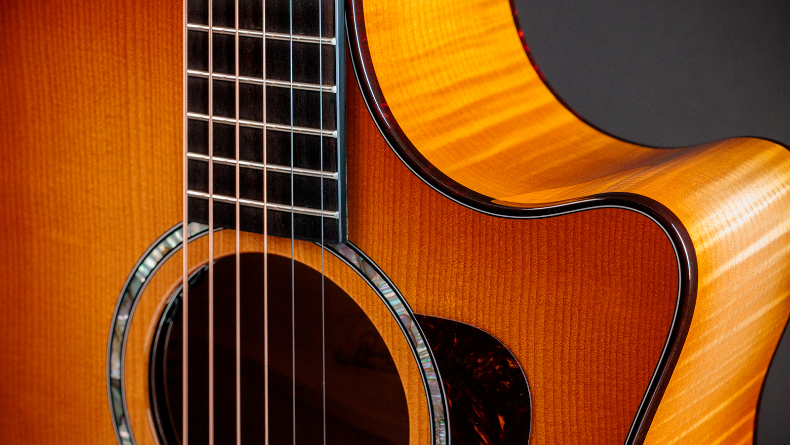 Taylor 614ce Next Gen. Grand Auditorium Cw Epicea Erable Eb Claria - Antique Blonde - Guitare Folk - Variation 3