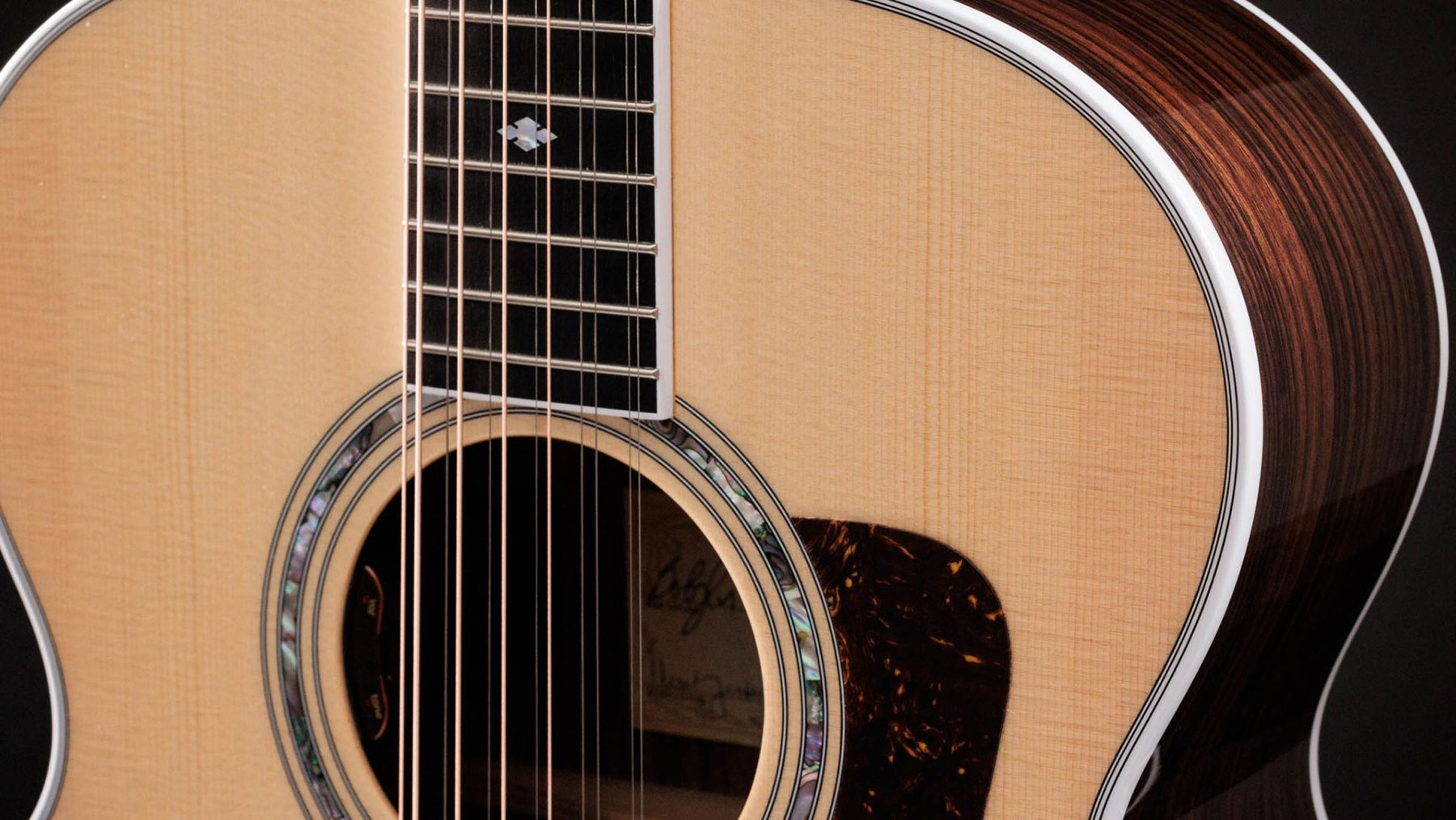 Taylor 855e Legacy Jumbo 12c Epicea Palissandre Eb Lr Baggs Vtc - Natural - Guitare Folk - Variation 2