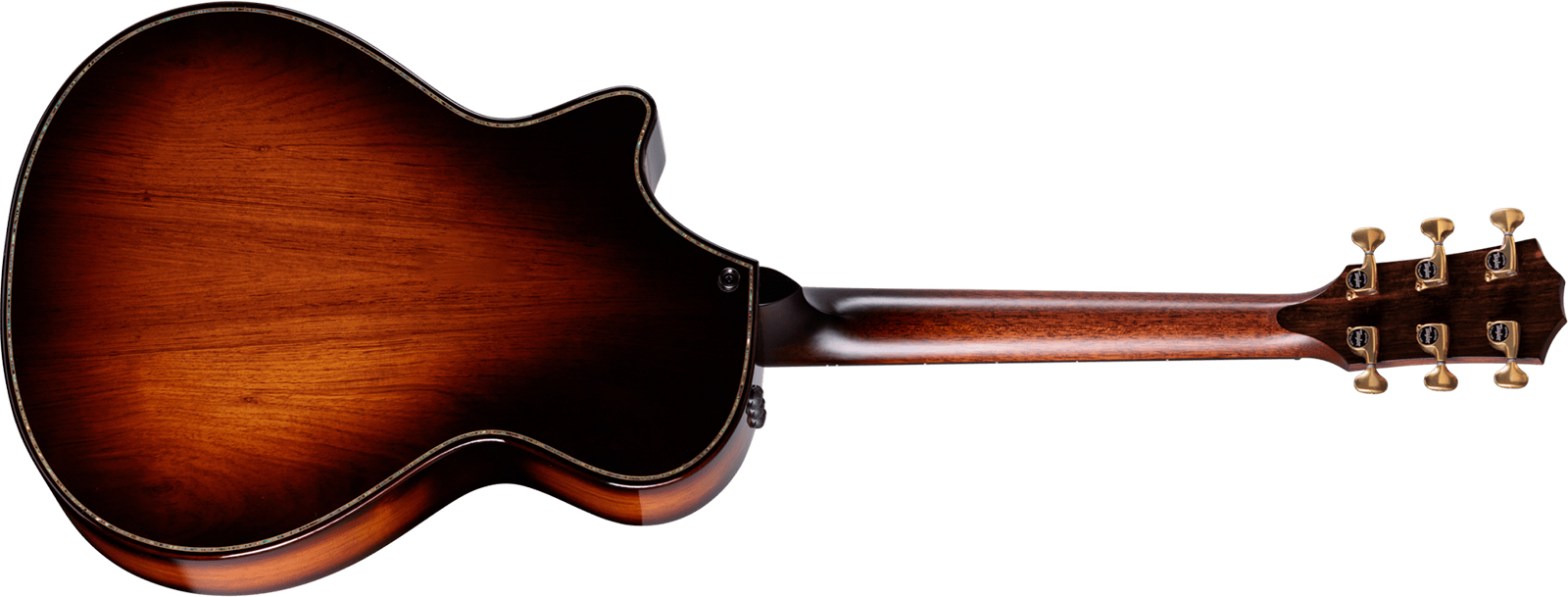 Taylor 912ce Builder's Edition Grand Concert Cw Sinker Redwood Palissandre Eb Es2 - Natural / Kona Edgeburst - Guitare Folk - Variation 1