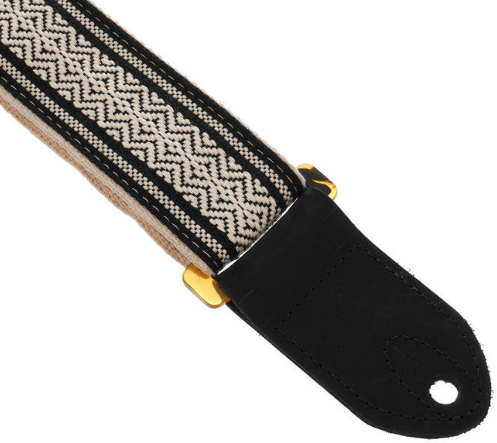 Taylor Academy Strap Wht-blk Jacquard Cotton 2 Inches - Sangle Courroie - Variation 1