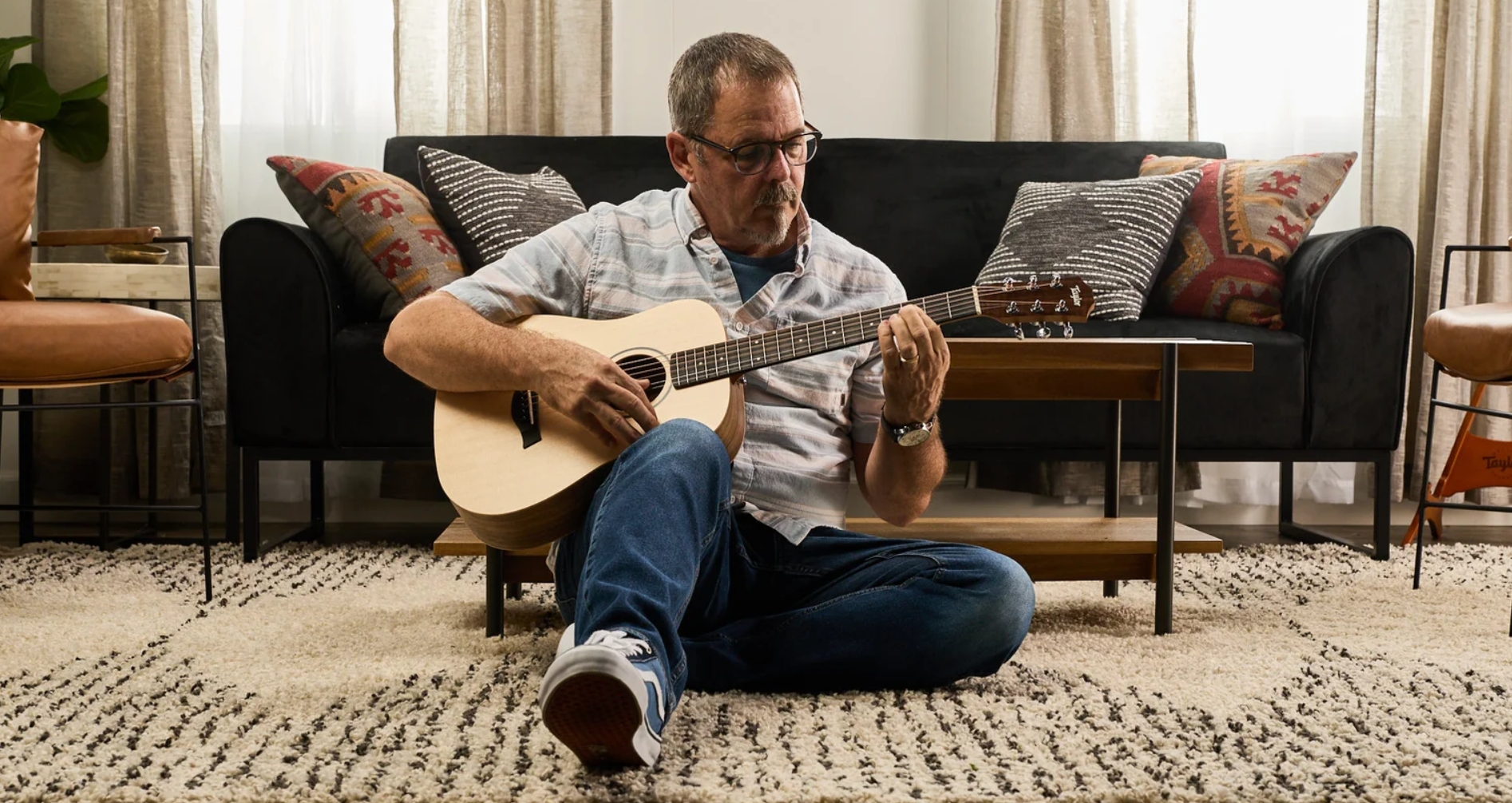 Taylor Baby Bt1e (torrefied Top) Mini Dreadnought Epicea Noyer Eb Esb +housse - Natural - Guitare Folk - Variation 10