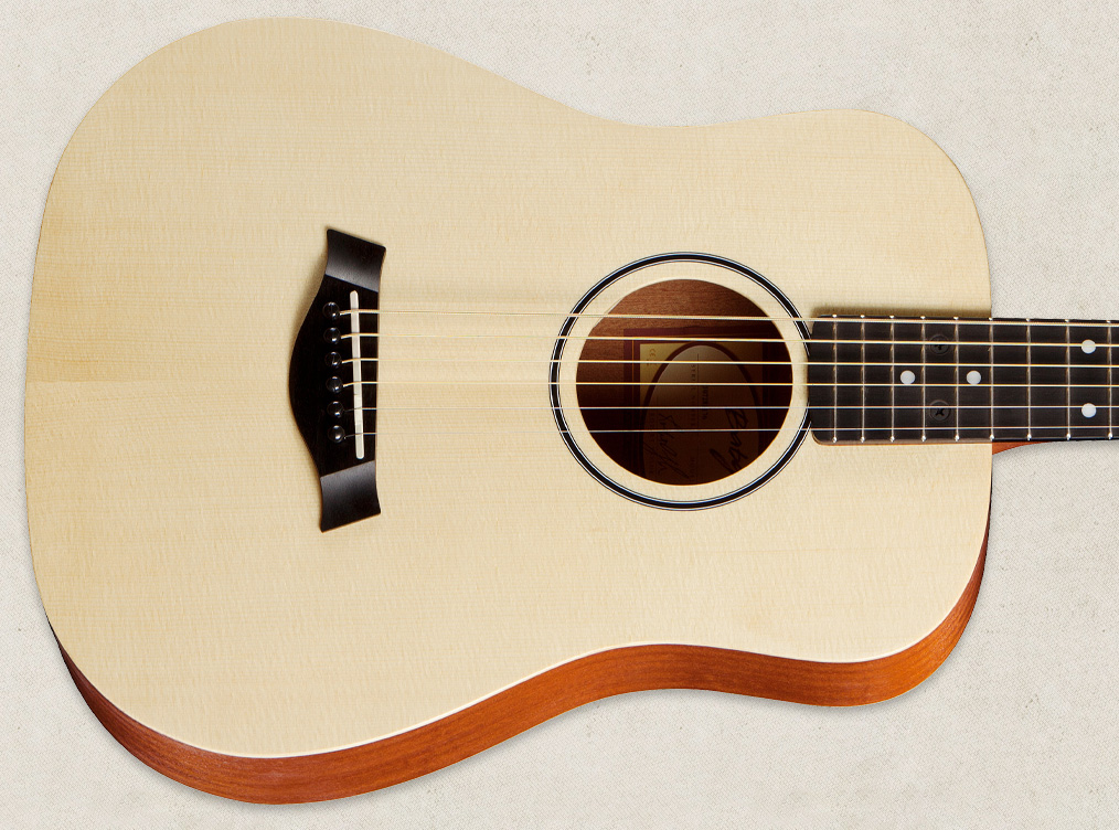 Taylor Baby Mahogany Bt1-e Mini Dreadnought Epicea Sapele Eb Esb +housse - Natural Satin - Guitare Acoustique Voyage - Variation 4