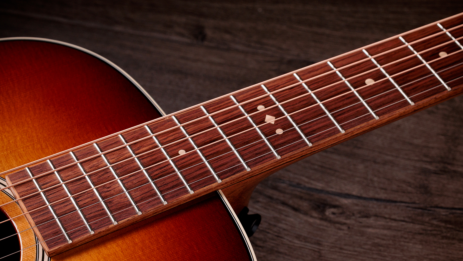 Taylor Ben Harper 512e Gold Label Signature Grand Concert Cw Epicea Acajou Eb Claria - Custom Shaded Edgeburst - Guitare Folk - Variation 4