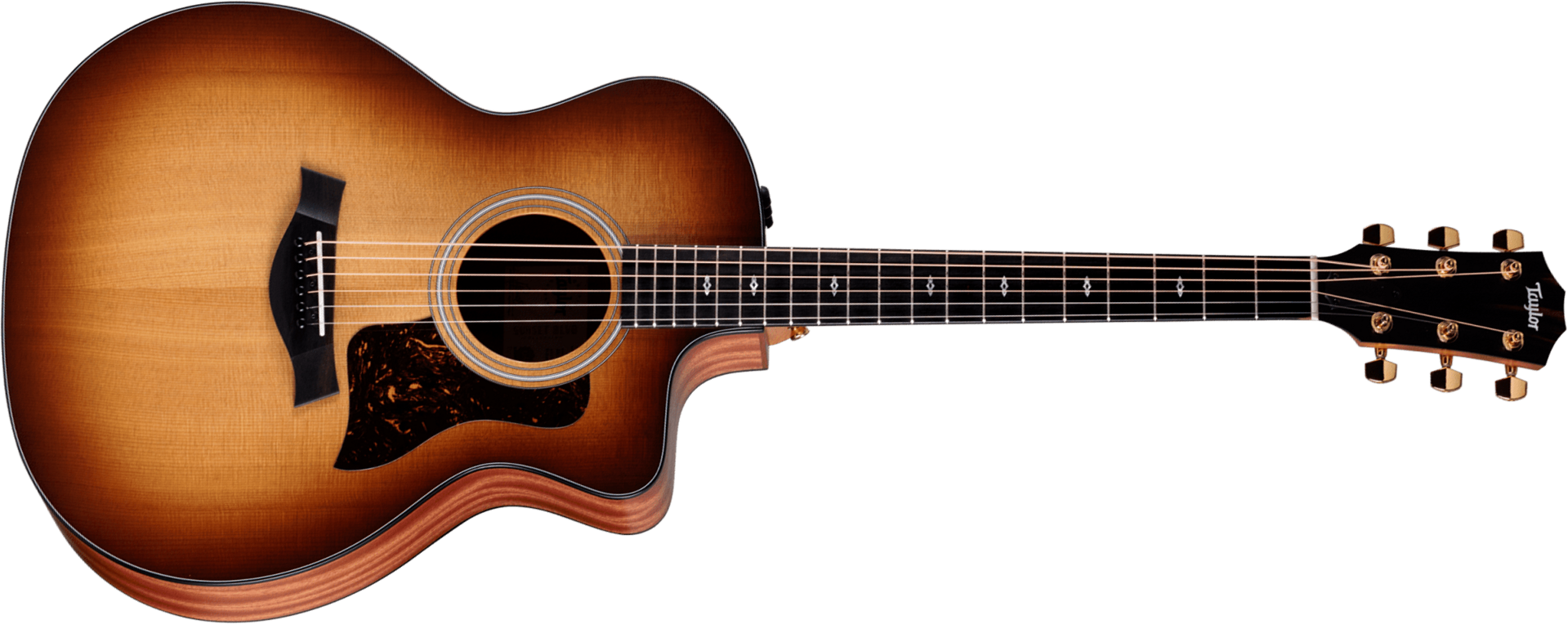 Taylor 114ce Seb Sunset Blvd Grand Auditorium Cw Epicea Sapele Eb Es2 - Shaded Edgeburst Top - Guitare Folk - Main picture